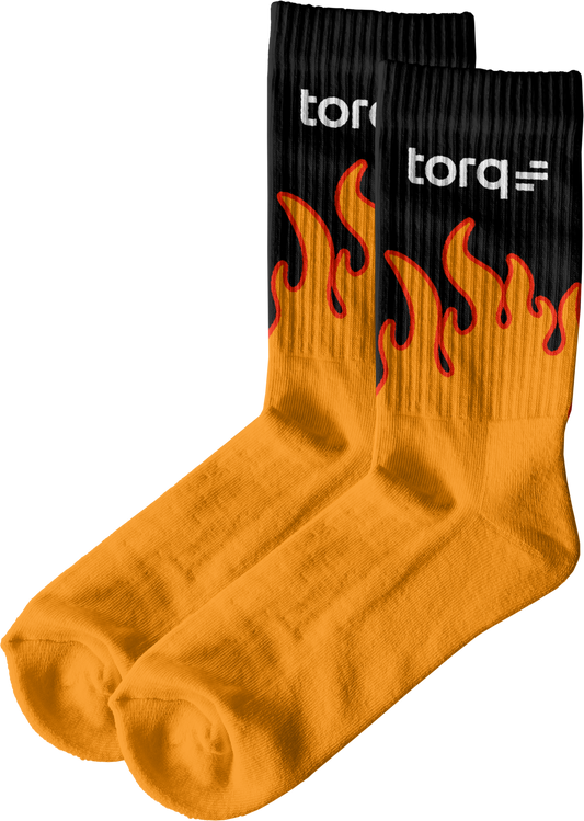 Torq Flames Socks